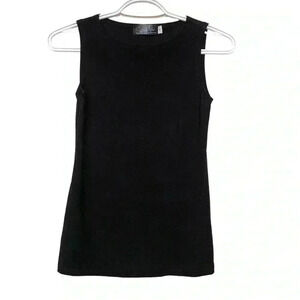Simpli jersey knit  feel, black tank with stretch, wardrobe base piece